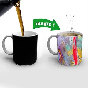 Paths Heat Sensitive Color Changing Mug