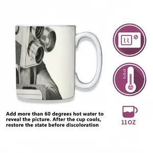 The Future Is Analog Heat Sensitive Color Changing Mug