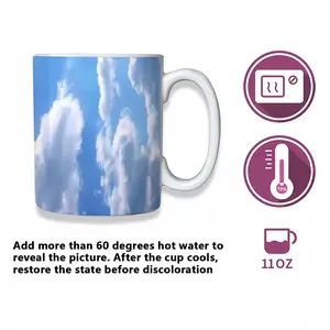 Light Hearted Heat Sensitive Color Changing Mug