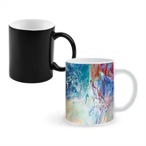 Blue Heat Sensitive Color Changing Mug