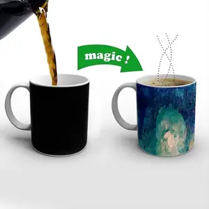 Blue Heat Sensitive Color Changing Mug