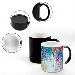 Blue Heat Sensitive Color Changing Mug