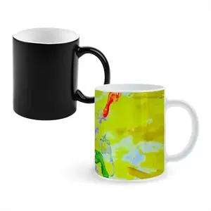 Footsteps On The Sand Infinity Heat Sensitive Color Changing Mug