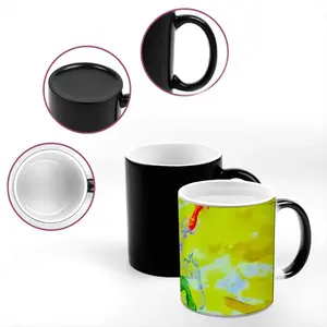 Footsteps On The Sand Infinity Heat Sensitive Color Changing Mug