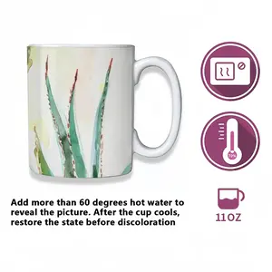 Aloe Heat Sensitive Color Changing Mug