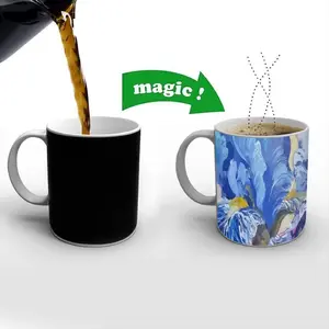 Irises Heat Sensitive Color Changing Mug