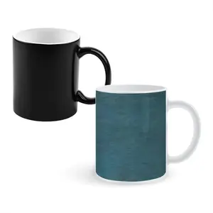 Aqua Blue Heat Sensitive Color Changing Mug