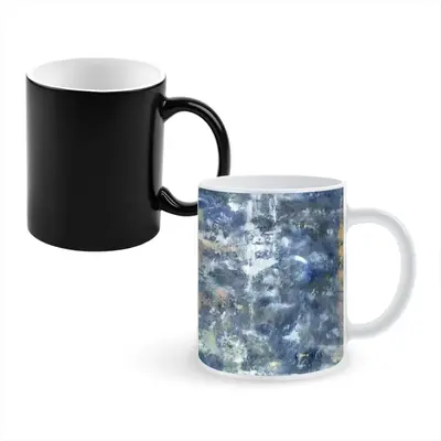 Deep Blue Heat Sensitive Color Changing Mug