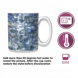 Deep Blue Heat Sensitive Color Changing Mug