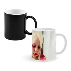 Shy Girl Heat Sensitive Color Changing Mug