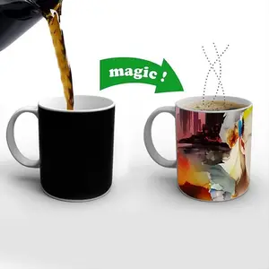 Shy Girl Heat Sensitive Color Changing Mug