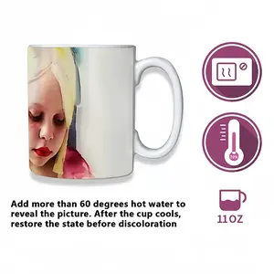 Shy Girl Heat Sensitive Color Changing Mug