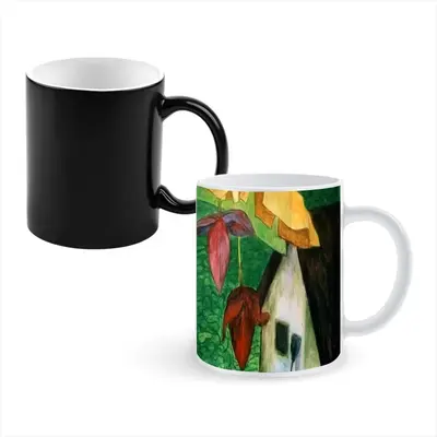 Day In The Village Heat Sensitive Color Changing Mug