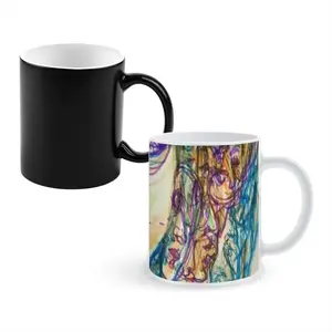 Crowds Heat Sensitive Color Changing Mug