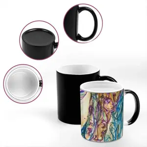 Crowds Heat Sensitive Color Changing Mug