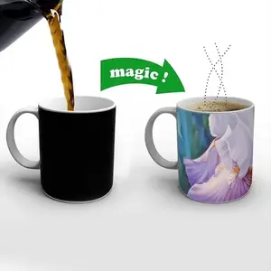 Spring Iris Heat Sensitive Color Changing Mug