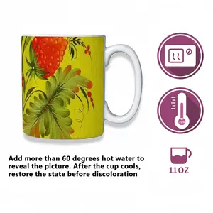 Raspberry Heat Sensitive Color Changing Mug