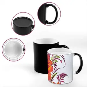 Passionate And Happy Heat Sensitive Color Changing Mug