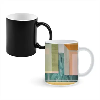 Yellow Carpet Heat Sensitive Color Changing Mug