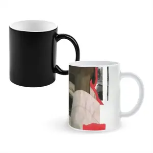 Jazz Man Collage Heat Sensitive Color Changing Mug