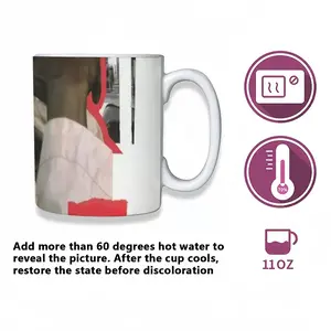 Jazz Man Collage Heat Sensitive Color Changing Mug