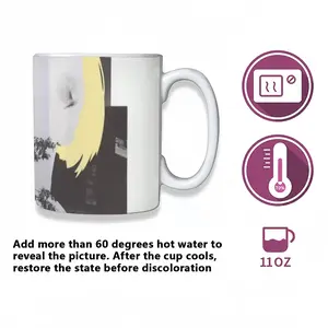 Yellow Heat Sensitive Color Changing Mug