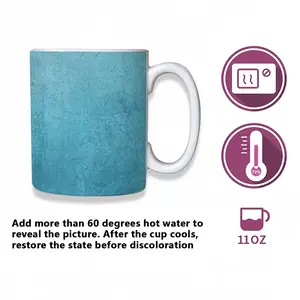 Ocean Lines Heat Sensitive Color Changing Mug