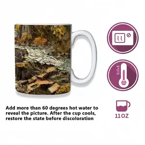 White River Gorge Impressionism Heat Sensitive Color Changing Mug