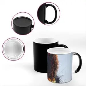 Broken Glass Heat Sensitive Color Changing Mug