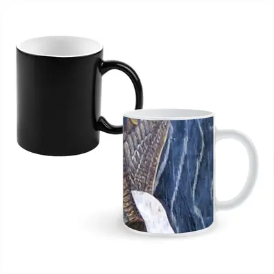 Eagle Scratch Heat Sensitive Color Changing Mug