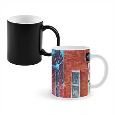 Under The Viaduct Heat Sensitive Color Changing Mug