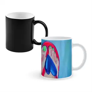 Hearts Heat Sensitive Color Changing Mug