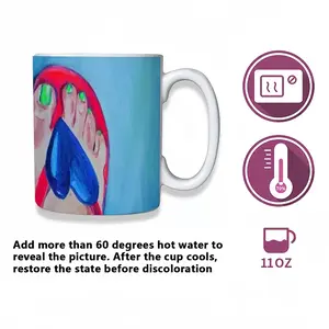 Hearts Heat Sensitive Color Changing Mug