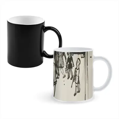 Street Kids Heat Sensitive Color Changing Mug