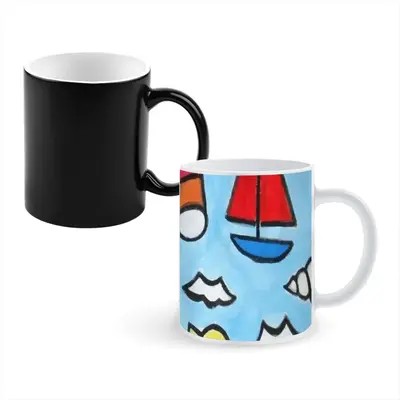 Seaside Heat Sensitive Color Changing Mug