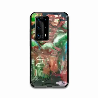 Young Man With Dog HUAWEI P40 Phone Case