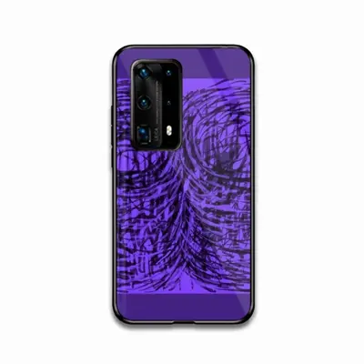 Purple Swirl HUAWEI P40 Phone Case