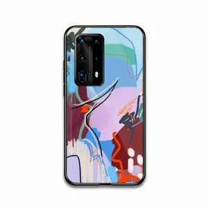 Large Red HUAWEI P40 Phone Case