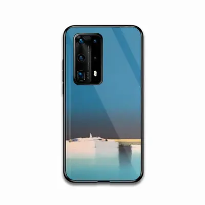 One Small Boat With Deep Blue Sky HUAWEI P40 Phone Case