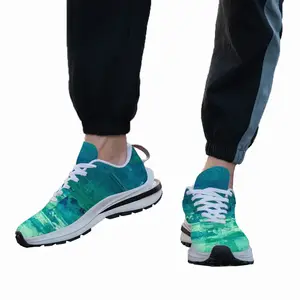 Men The Waves Seascape Training Shoes