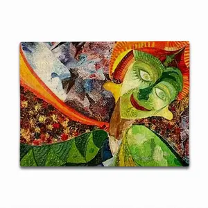 Frida Green Fragment I Double Insulated Placemats