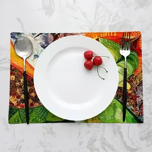 Frida Green Fragment I Double Insulated Placemats