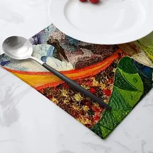 Frida Green Fragment I Double Insulated Placemats