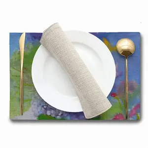 Purple Feather Double Insulated Placemats