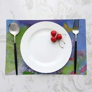 Purple Feather Double Insulated Placemats