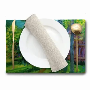 Backyard Fence Double Insulated Placemats