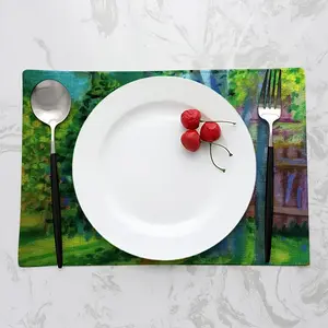 Backyard Fence Double Insulated Placemats