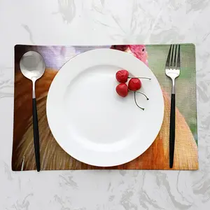 Rooster Stare Down Double Insulated Placemats