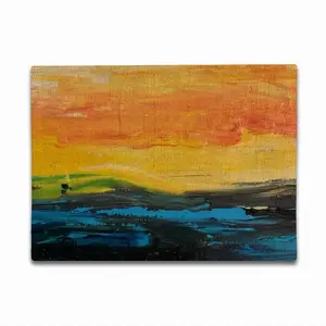 Small Sailboat On The High Seas Before The Storm Double Insulated Placemats