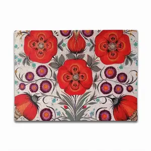 Poppy Flowers In A Pot Double Insulated Placemats